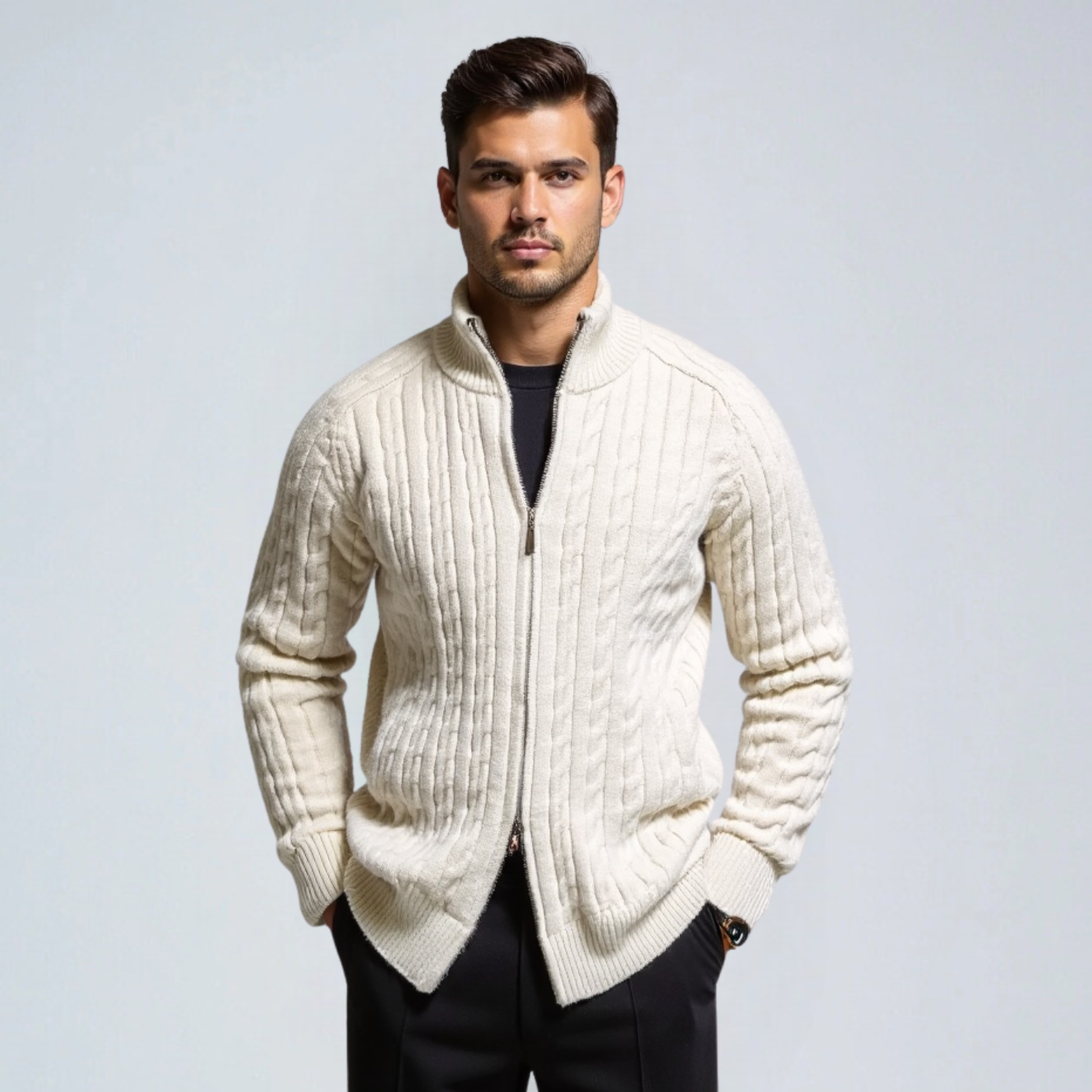 DOVER ZIP SWEATER